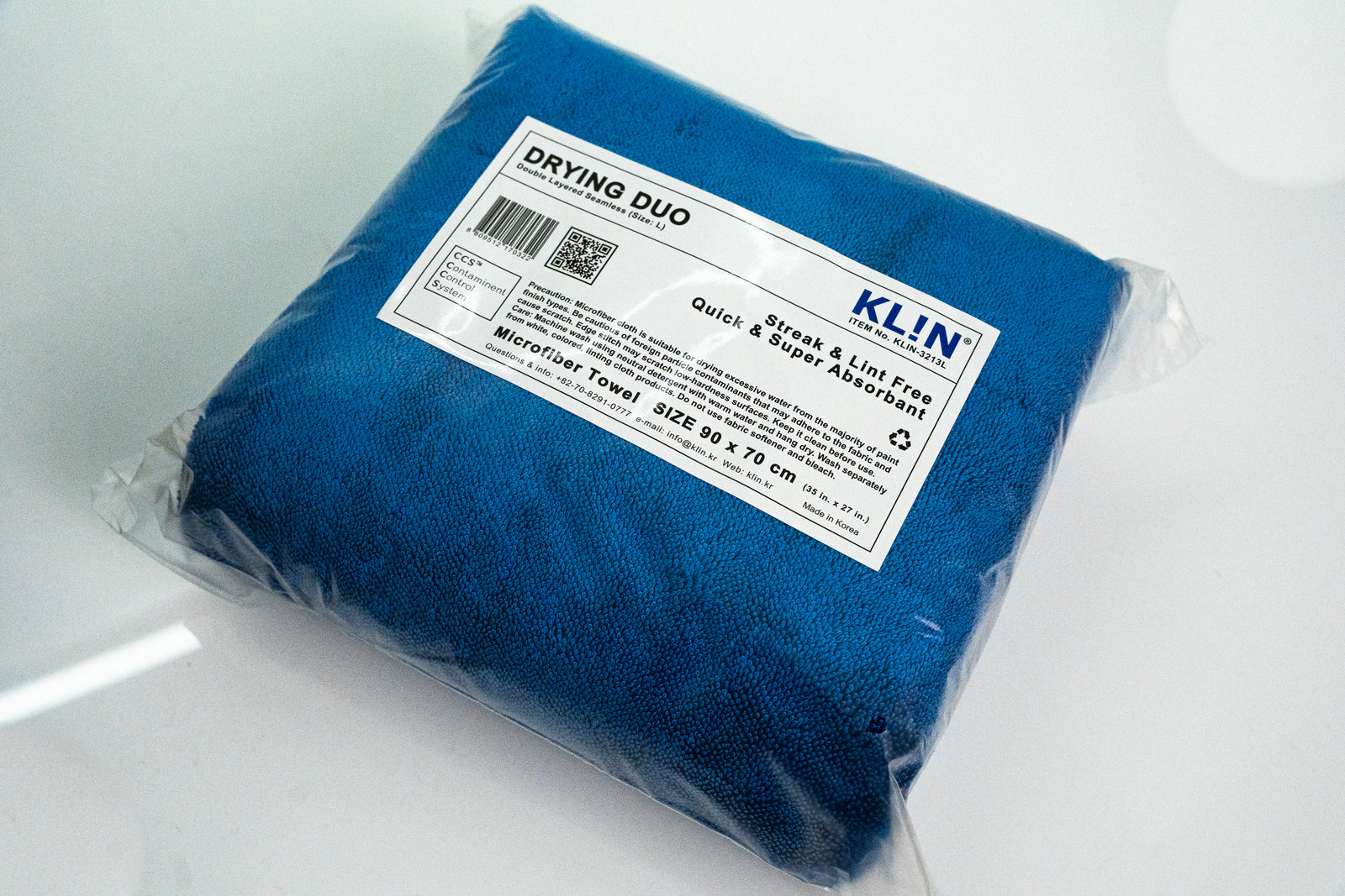 KLiN Drying Duo Microfiber Large Drying Towel