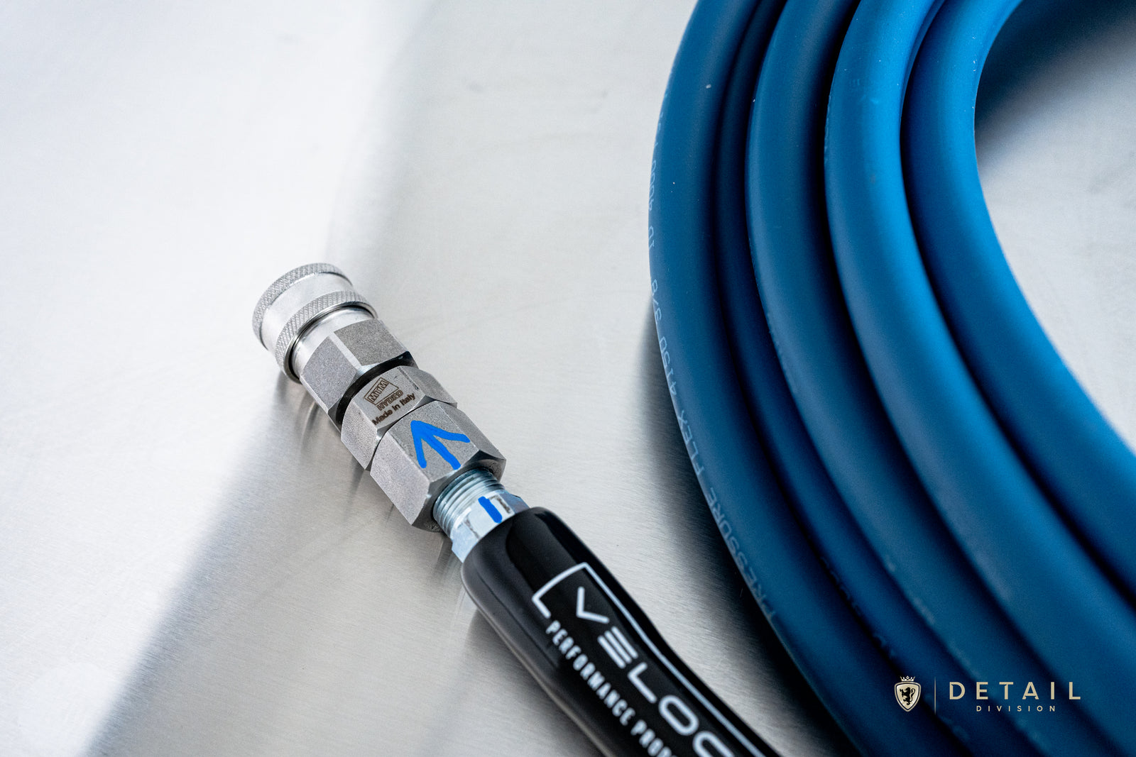 KobraJet 4000 PSI Pressure Washer Hose — Stainless Steel Fittings + Inline Swivel | 50', 75', 100'