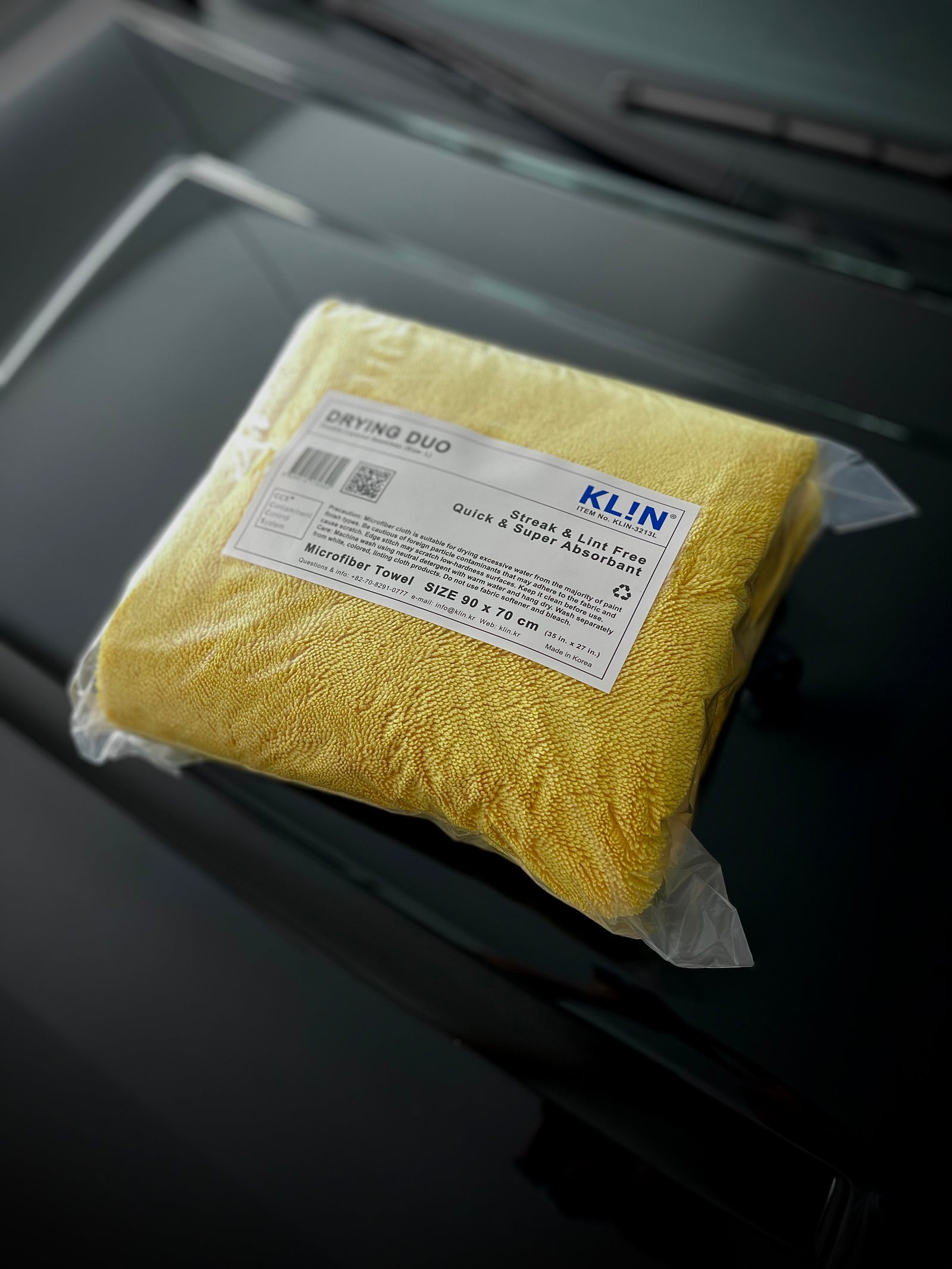 KLiN Drying Duo Microfiber Large Drying Towel
