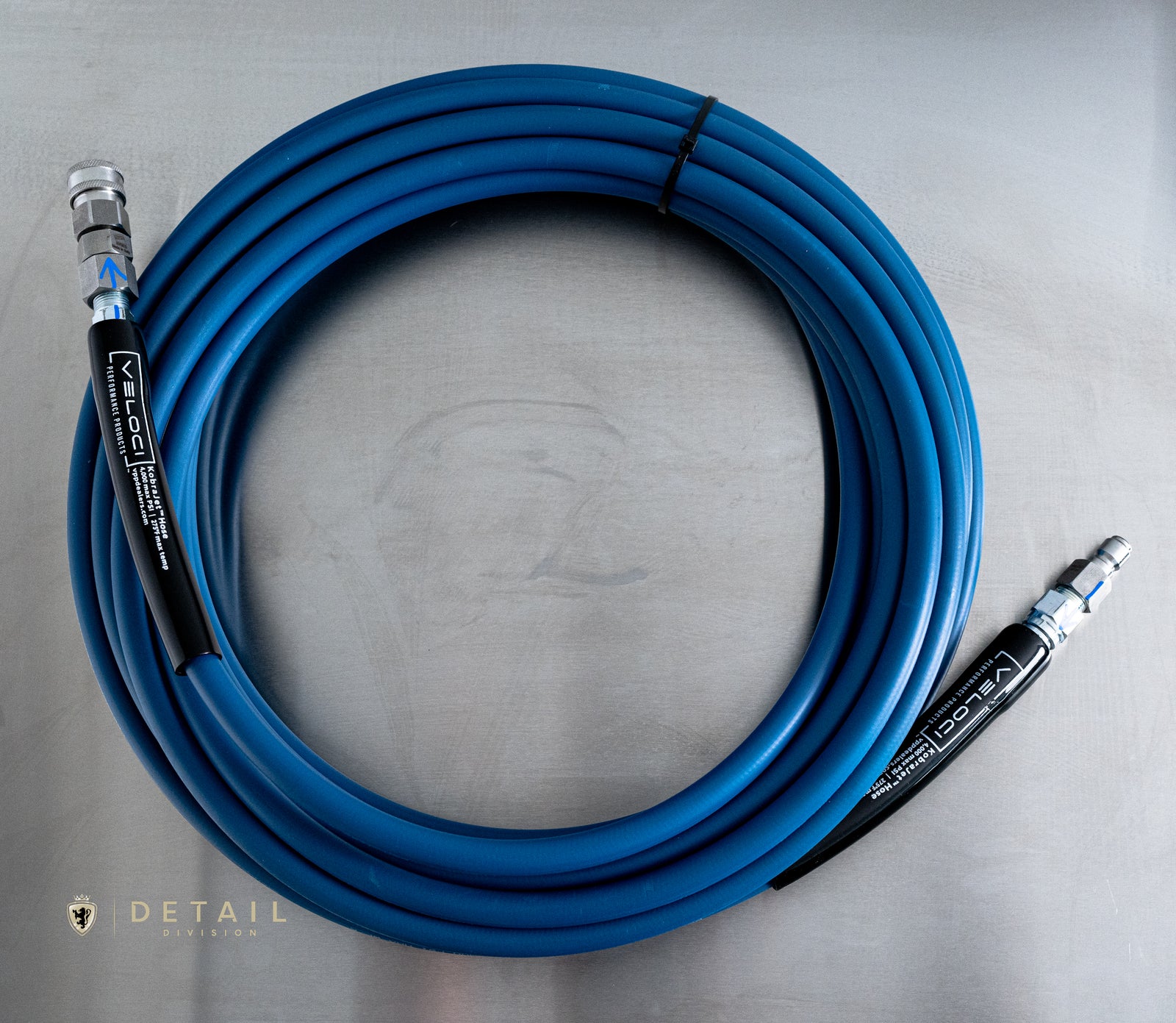 KobraJet 4000 PSI Pressure Washer Hose — Stainless Steel Fittings + Inline Swivel | 50', 75', 100'